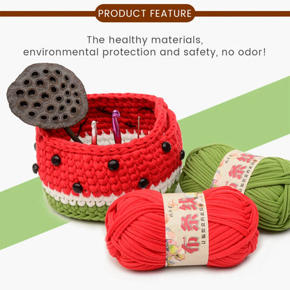 Super Soft Colored Strip Yarn for Hand Knitting - Smarsty
