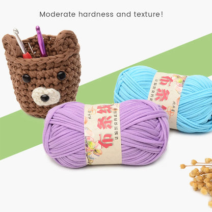 Super Soft Colored Strip Yarn for Hand Knitting - Smarsty