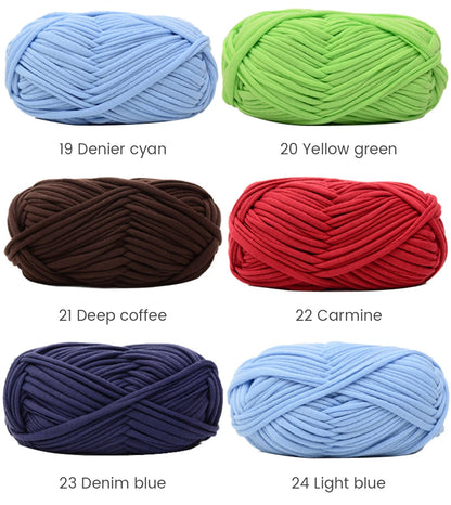 Super Soft Colored Strip Yarn for Hand Knitting - Smarsty