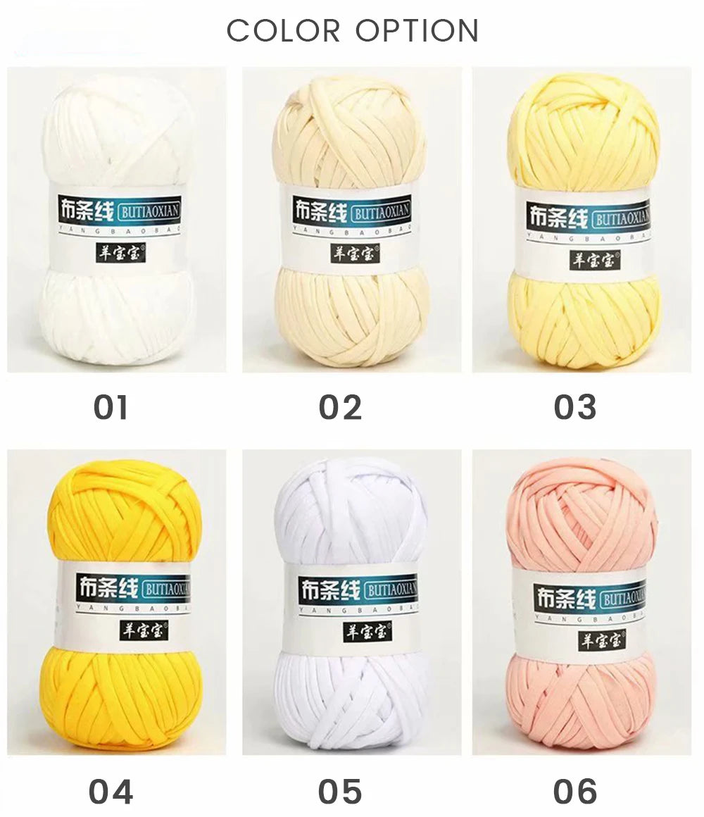 Super Soft Colored Strip Yarn for Hand Knitting - Smarsty