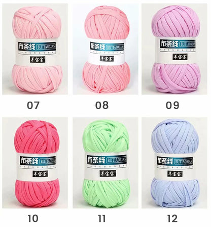 Super Soft Colored Strip Yarn for Hand Knitting - Smarsty