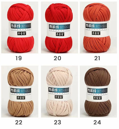 Super Soft Colored Strip Yarn for Hand Knitting - Smarsty