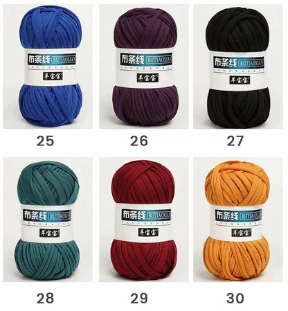 Super Soft Colored Strip Yarn for Hand Knitting - Smarsty