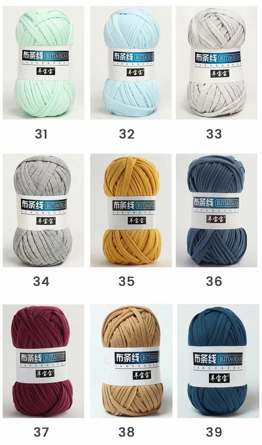 Super Soft Colored Strip Yarn for Hand Knitting - Smarsty
