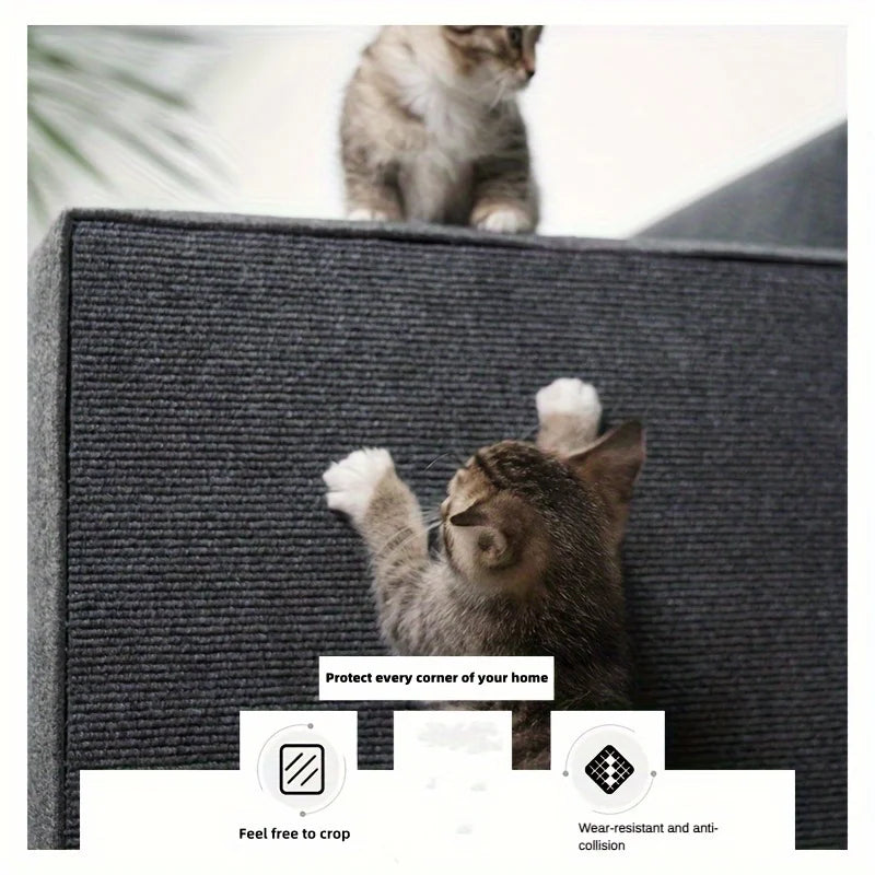Wall Mounted Cat Scratching Pad Durable Non Slip Design - Smarsty