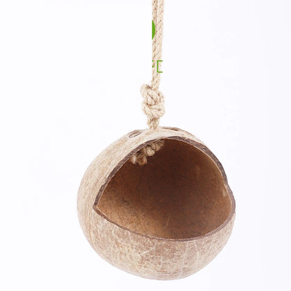 Bite-Resistant Natural Coconut House for Small Pets - Smarsty