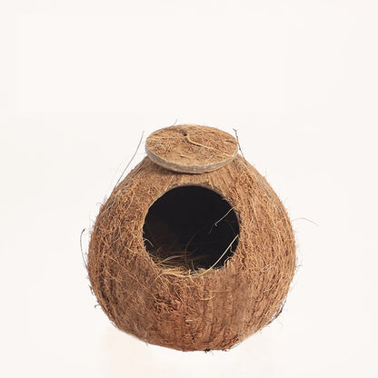 Bite-Resistant Natural Coconut House for Small Pets - Smarsty