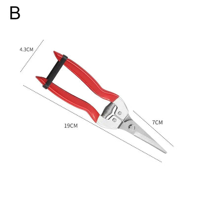 Ergonomic Gardening Hand Pruner with Stainless Steel Blades - Smarsty