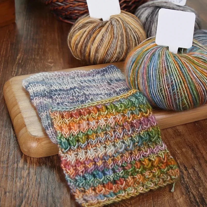 Soft Cotton Gradient Yarn for DIY Knitting Projects - Smarsty