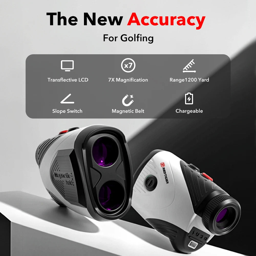 RedTiger Golf Rangefinder with Slope 1000M Accurate Measurements - Smarsty