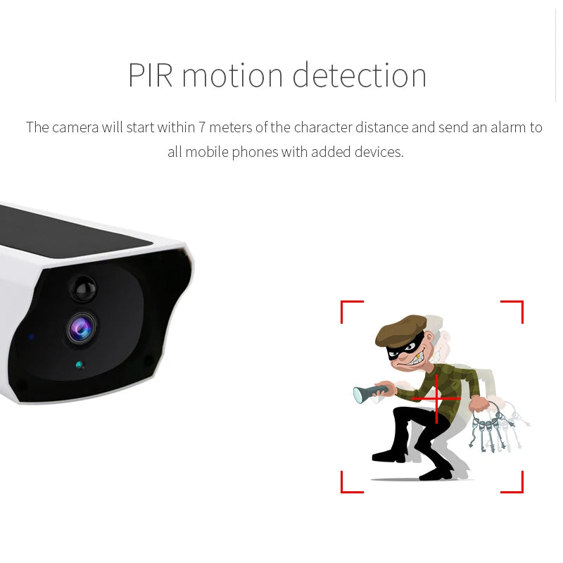Solar surveillance camera - Smarsty