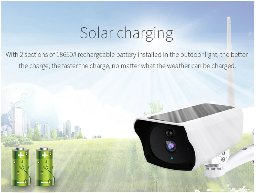 Solar surveillance camera - Smarsty
