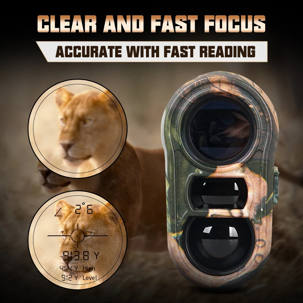 REVASRI Laser Rangefinder 1000M with Rechargeable Battery - Smarsty