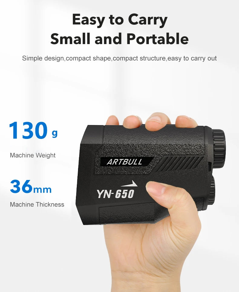 ARTBULL Laser Golf Rangefinder with Flag-Lock Technology - Smarsty