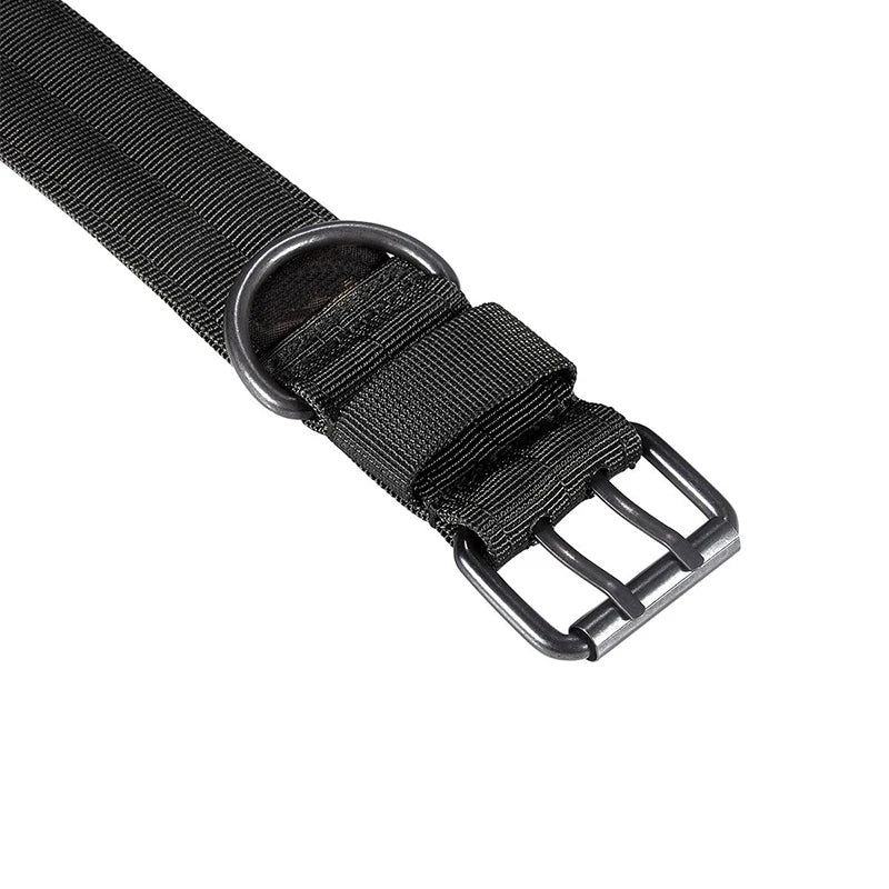 Adjustable Nylon Tactical Dog Collar for Medium to Large Dogs - Smarsty