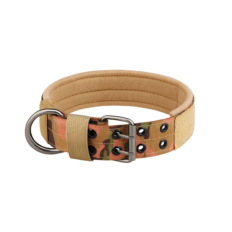 Adjustable Nylon Tactical Dog Collar for Medium to Large Dogs - Smarsty