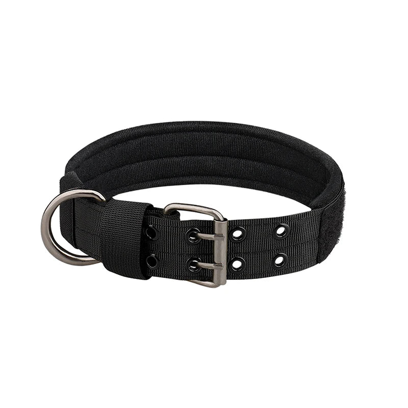 Adjustable Nylon Tactical Dog Collar for Medium to Large Dogs - Smarsty