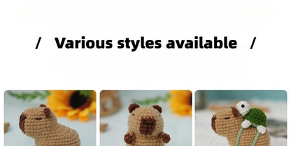 Capybara Crochet Kit for Beginners with Unique DIY Experience - Smarsty