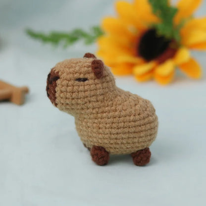 Capybara Crochet Kit for Beginners with Unique DIY Experience - Smarsty
