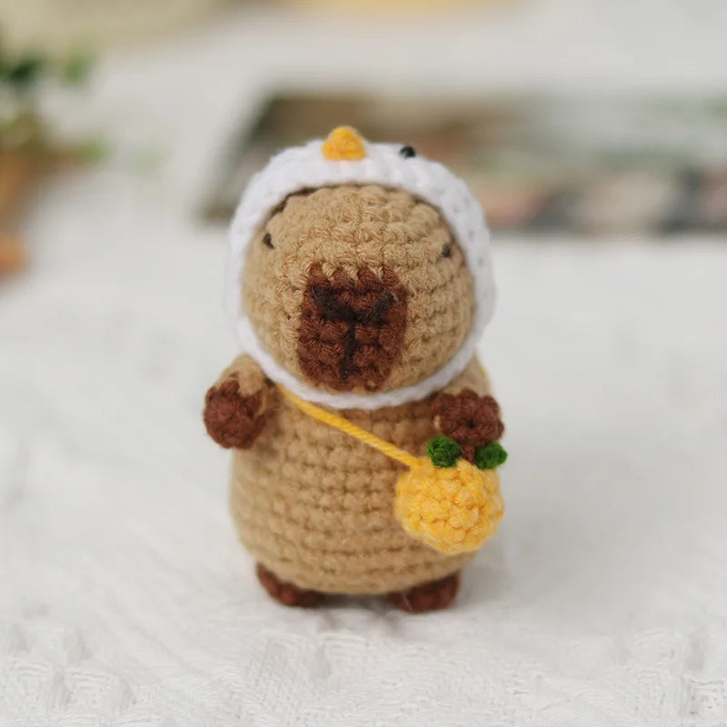 Capybara Crochet Kit for Beginners with Unique DIY Experience - Smarsty