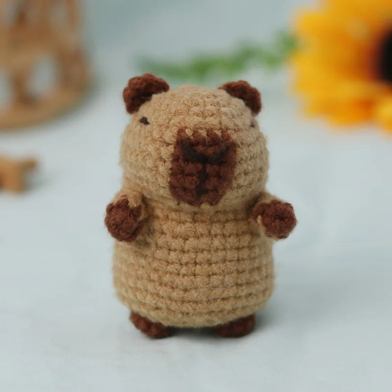 Capybara Crochet Kit for Beginners with Unique DIY Experience - Smarsty