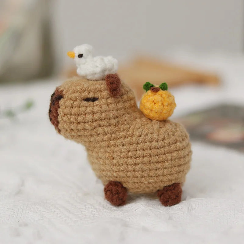 Capybara Crochet Kit for Beginners with Unique DIY Experience - Smarsty