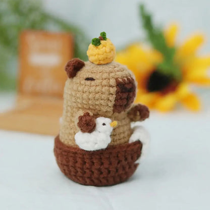 Capybara Crochet Kit for Beginners with Easy Instructions - Smarsty