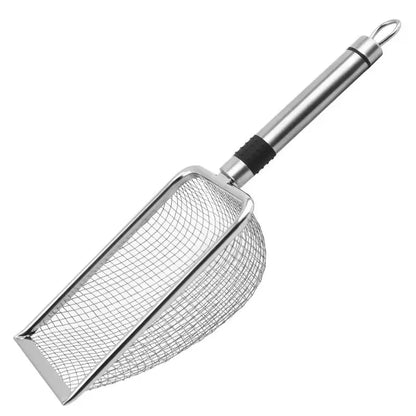 Durable Stainless Steel Cat Litter Scoop with Aluminum Handle - Smarsty