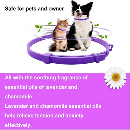 Adjustable Pet Calming Collar for Anxiety Relief - Smarsty