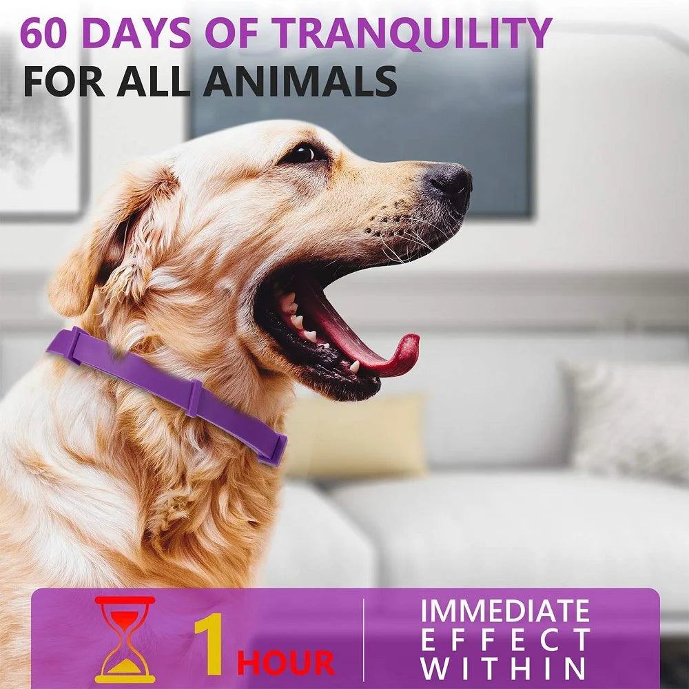 Adjustable Pet Calming Collar for Anxiety Relief - Smarsty