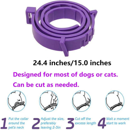 Adjustable Pet Calming Collar for Anxiety Relief - Smarsty