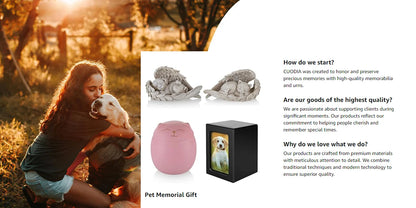 Large Dog Pet Cremation Urn with Photo Box - Smarsty
