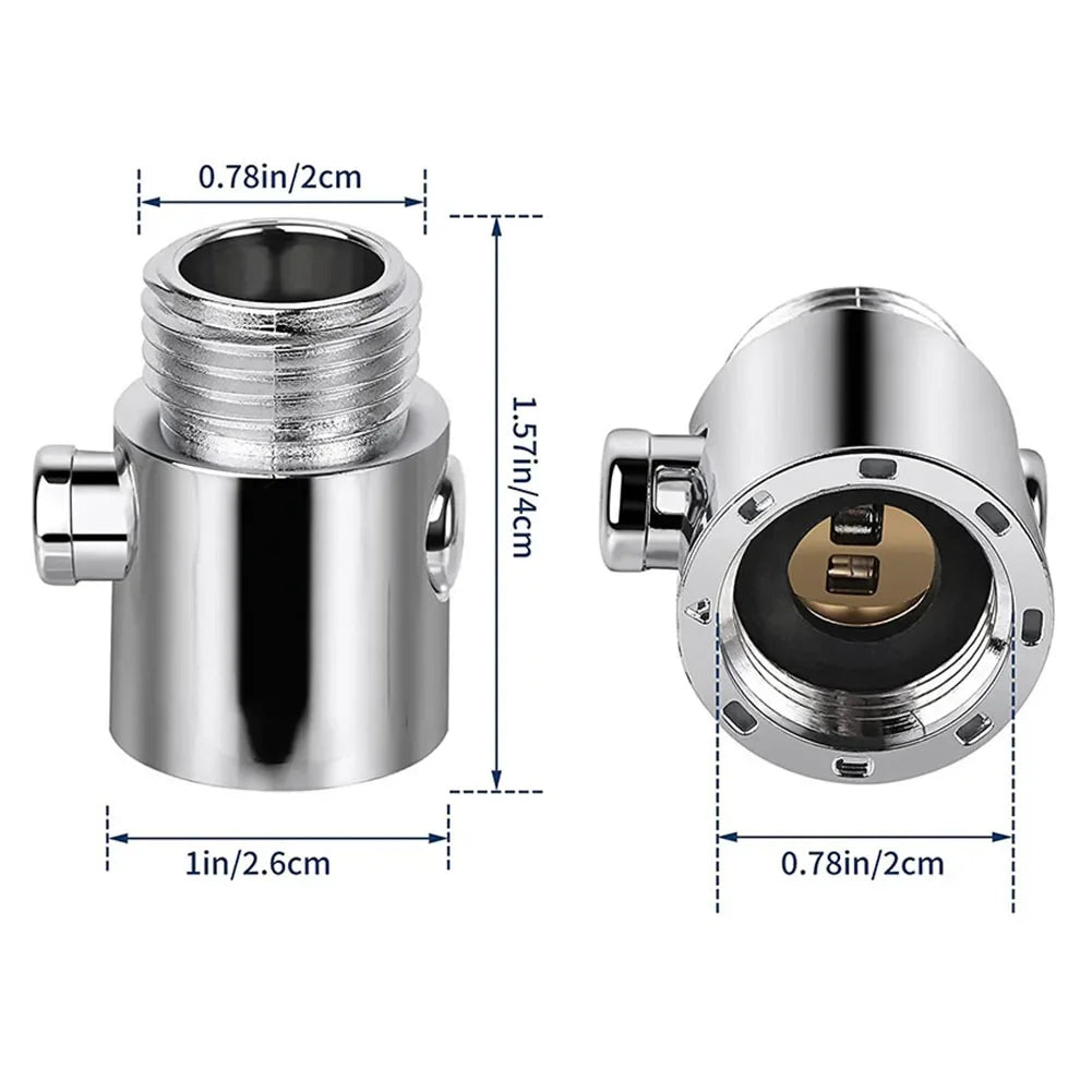 Shower Head Flow Control Valve with One-Button Pause - Smarsty