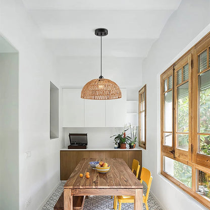 Japanese-Style Hemp Rope Pendant Lights for Cozy Interiors - Smarsty