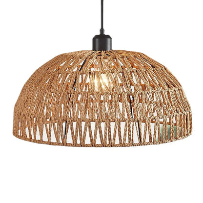 Japanese-Style Hemp Rope Pendant Lights for Cozy Interiors - Smarsty