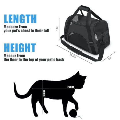 Breathable Portable Dog Carrier Bag for Travel - Smarsty