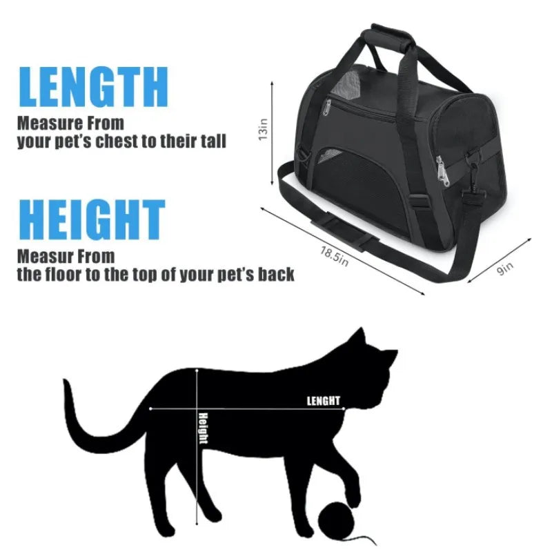 Breathable Portable Dog Carrier Bag for Travel - Smarsty