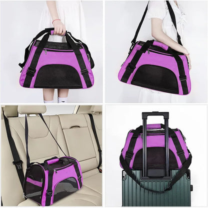 Breathable Portable Dog Carrier Bag for Travel - Smarsty