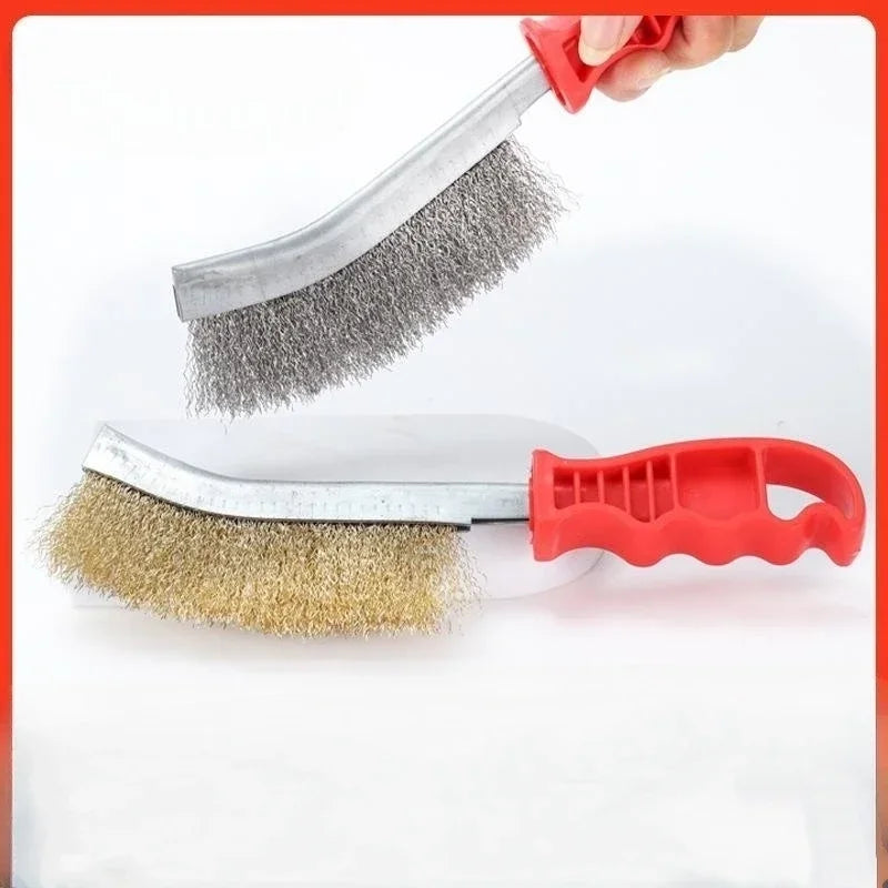 Brass Plated Steel Wire Brush For BBQ Grill Cleaning - Smarsty