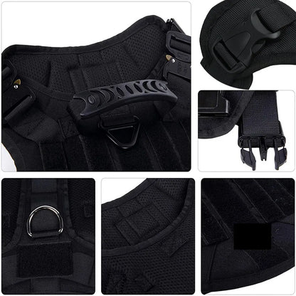 Tactical Dog Harness and Leash Set for All Breeds - Smarsty