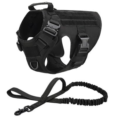 Tactical Dog Harness and Leash Set for All Breeds - Smarsty