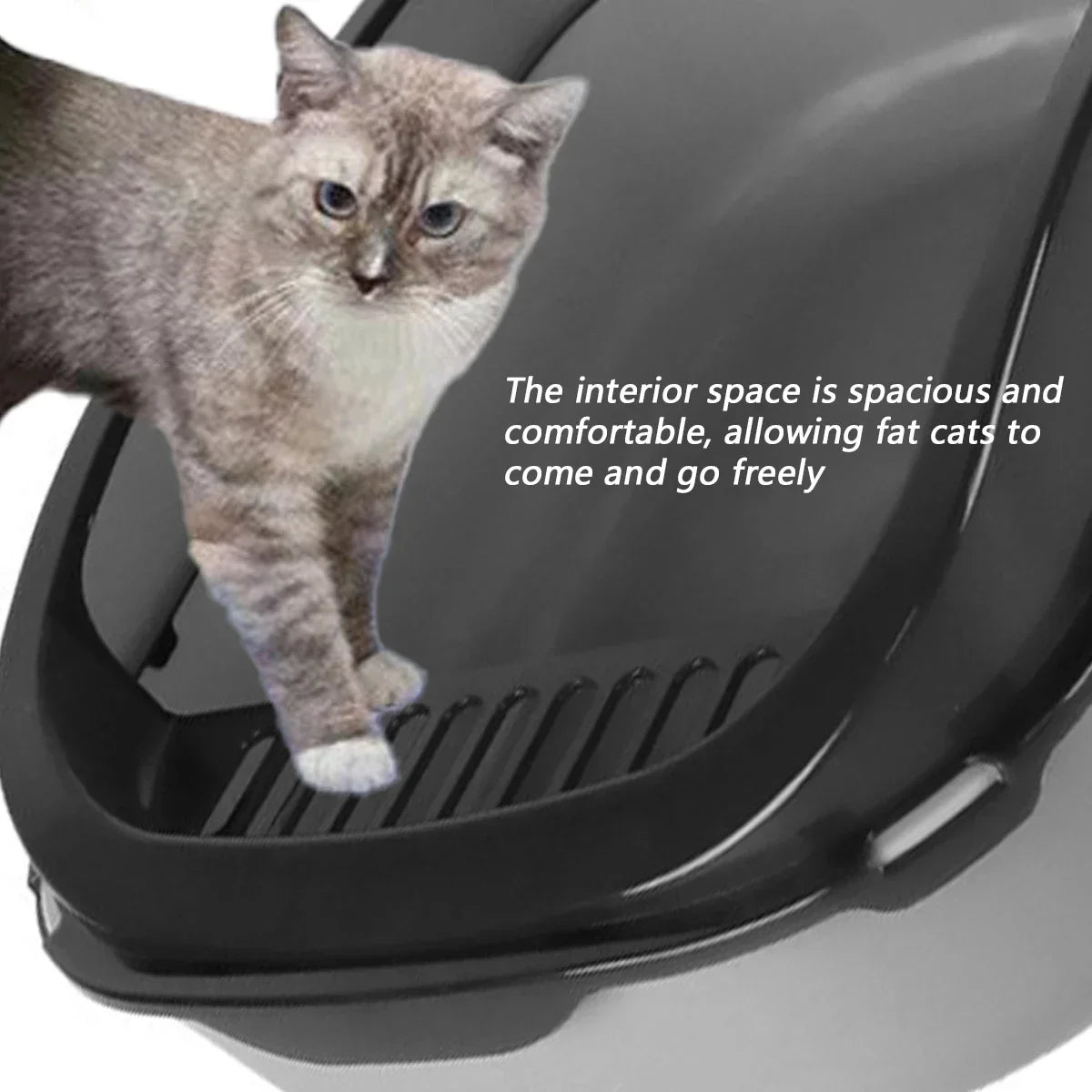Thickened Splashproof Cat Litter Box with Scoop - Smarsty