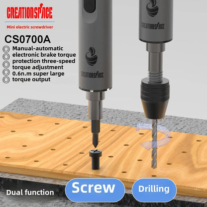 Mini Electric Screwdriver Set with Cordless Convenience - Smarsty