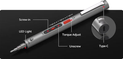 Mini Electric Screwdriver Set with Cordless Convenience - Smarsty
