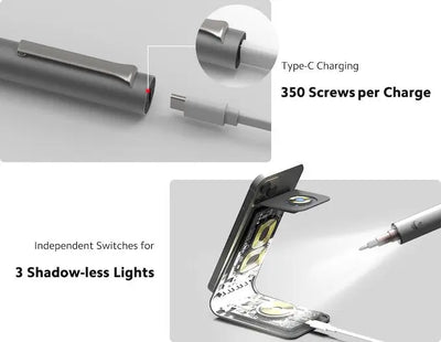 Mini Electric Screwdriver Set with Cordless Convenience - Smarsty