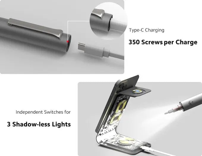Mini Electric Screwdriver Set with Cordless Convenience - Smarsty