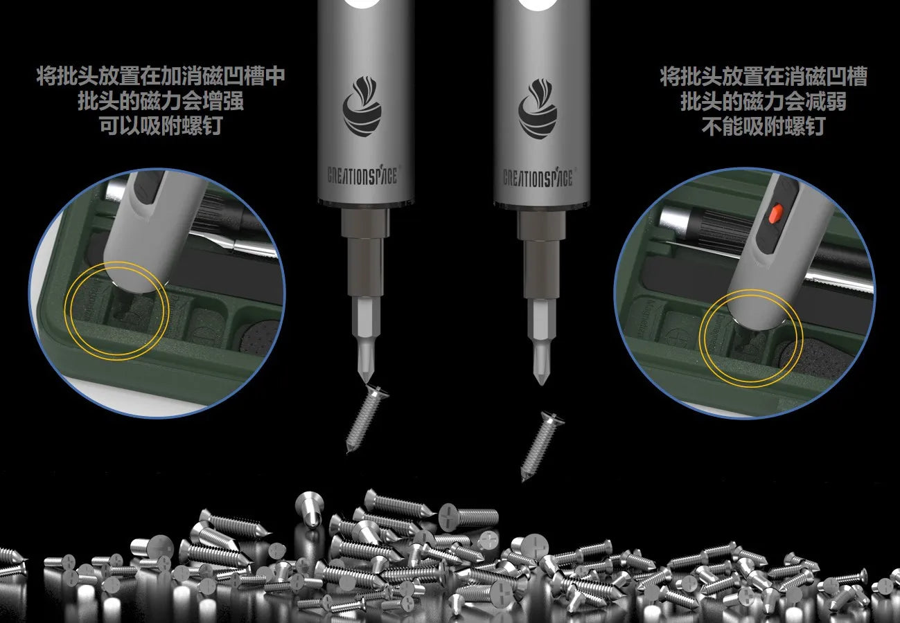 Mini Electric Screwdriver Set with Cordless Convenience - Smarsty