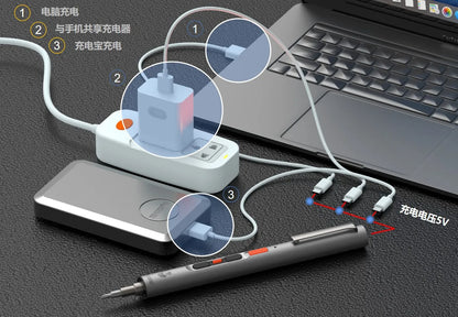 Mini Electric Screwdriver Set with Cordless Convenience - Smarsty