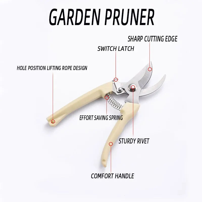 Stainless Steel Flower Scissors for Precise Cutting - Smarsty