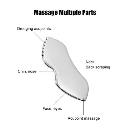 Stainless Steel Gua Sha Board for Facial Massage - Smarsty